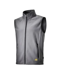 Diadora gilet da lavoro shell level grigio, tg. l Spedizione Gratuita