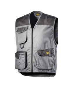 Promozione Diadora gilet da lavoro mover grigio, tg xxl