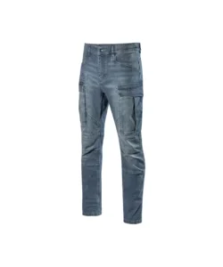 Diadora pantaloni da lavoro stone cargo blu, tg. 38 Prezzo Ridotto