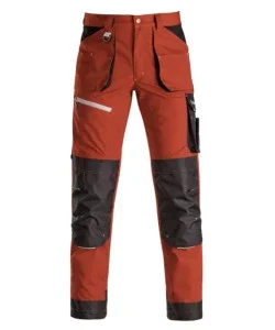 Promozione Kapriol pantalone da lavoro "dynamic" artigiano ruggine/nero, tg m