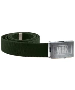 1 pezzo cintura da lavoro "wrk104" con fibbia in acciaio colore verde militare, tg unica Compra Oggi Stesso
