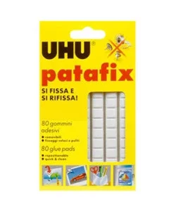 Uhu patafix bianco - 80 gommini adesivi Subito Disponibile