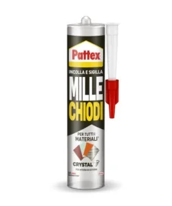 Adesivo henkel pattex millechiodi crystal cartuccia, 290 gr Più Venduto