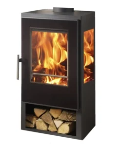Stufa a legna panadero "condor 3v" grigio 8 kw Spedizione Gratuita