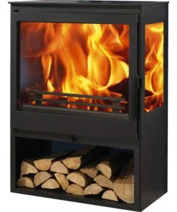 Stufa a legna panadero "onix 3v" grigio 7,1 kw Spedizione Gratuita