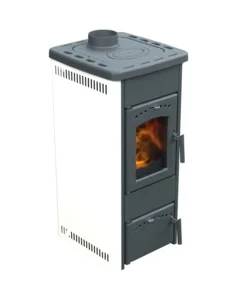 Stufa a legna vulcania "tina" bianco 5,6 kw Vendita Finale