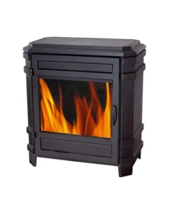 Stufa a legna invicta "vosges" in ghisa antracite 8 kw Di Tendenza