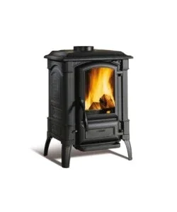 Stufa a legna la nordica + extraflame "giulietta" nero 6,5 kw Affare