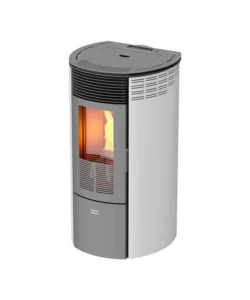 Stufa a pellet canadian stove "columbia 12" bianco 8,7 kw Offerta Limitata