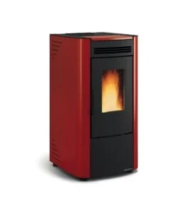 Stufa a pellet la nordica + extraflame "ketty 5.0" bordeaux 6,5 kw Prezzo Scontato