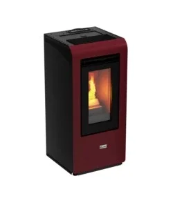 Stufa a pellet canadian stove "vancouver 10" bordeaux 8,7 kw A Buon Prezzo