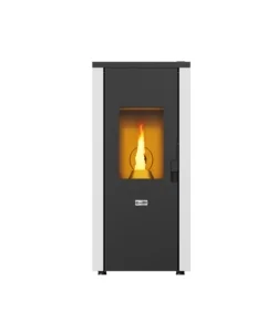 Direttamente Dal Produttore Stufa a pellet ermetica canadian stove "design evo" bianco 7 kw