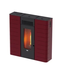 Stufa a pellet slim canalizzata canadian stove "slim 12c" bordeaux 11,14 kw Affare