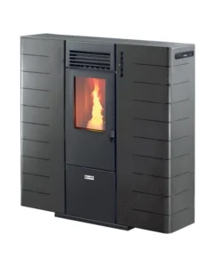 Stufa a pellet slim canalizzata canadian stove "slim 10c" grigio puntinato 9,01 kw Sconto