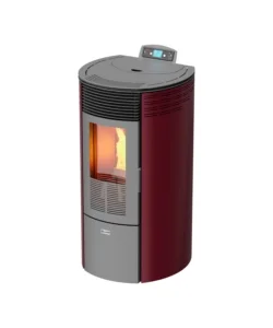 Spedizione Espresso Stufa a pellet canalizzata canadian stove "columbia 12c" bordeaux 8,7 kw