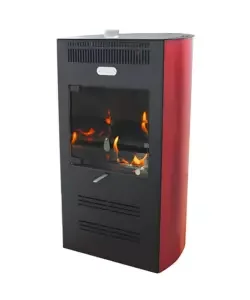 Ultime Pezzi Stufa a bioetanolo ventilata tecno air system "ruby elegance" bordeaux 3 kw