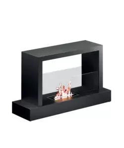 Biocamino da pavimento "roma" nero 2500 w Reso Gratuito