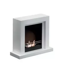 Compra Adesso Biocamino da pavimento tecno air system "ruby modello camogli" bianco