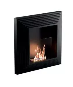 Biocamino da parete ruby modello elysium nero Vendita Finale