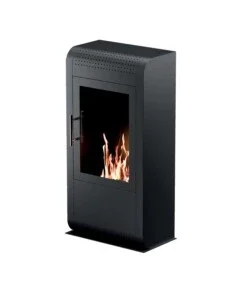 Biocamino da pavimento tecno air system "ruby modello giga" nero, 3 kw Subito Disponibile