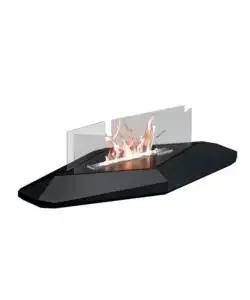 Biocamino da tavolo ruby modello boston nero Popolare