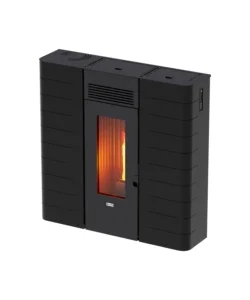 Compra Adesso Termostufa a pellet slim canadian stove "slim 16" nero 15 kw