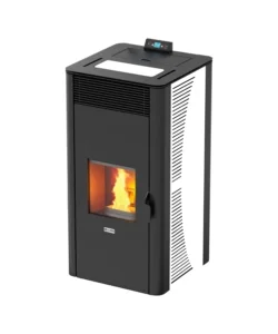 Termostufa a pellet canadian stove "idro ceramic 28" bianco 25,8 kw Compra Adesso