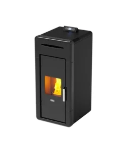 Termostufa a pellet canadian stove "idro ceramic 20" nero 18 kw Nuova Collezione
