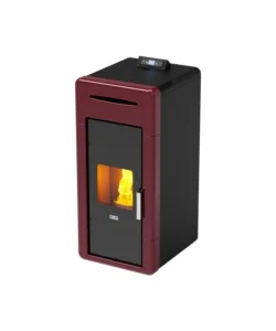 Termostufa a pellet canadian stove "idro ceramic 24" bordeaux 21,9 kw Offerta Lampo
