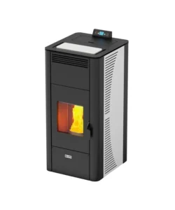Termostufa a pellet canadian stove "idro ceramic 24" bianco 21,8 kw Offerta Limitata