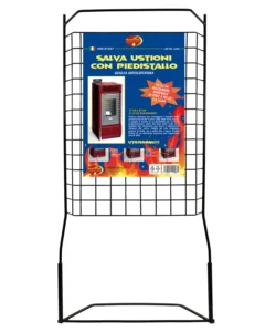 Ultima Occasione Griglia salva ustioni con piedistallo per stufe a legna ed a pellet