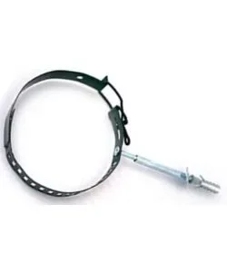 Economico Fascetta murale regolabile colore nero per tubi con diametro 80-130 mm