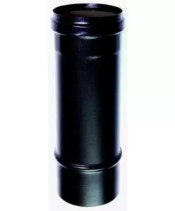 Tubo diritto 0,5 mt dn 100 nero smaltato Sconto