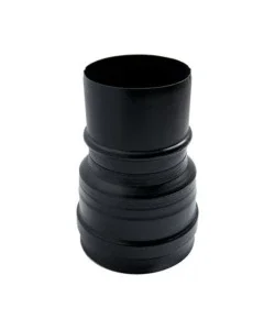Tubo nero smaltato riduzione d.100 femmina - d.80 maschio Prezzo Di Fabbrica