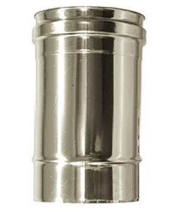 Elemento diritto 0,25 mt parete doppia inox, dn 130/180 mm Scelto Dai Clienti