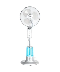 Spedito Oggi Ventilatore nebulizzatore a piantana armour grigio 75 w