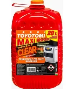 Combustibile liquido "toyotomi clear", 20 litri Compra Oggi Stesso