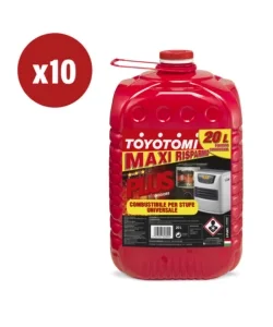 Direttamente Dal Produttore 10 taniche da 20 litri di combustibile liquido "toyotomi plus" - totale di 200 litri