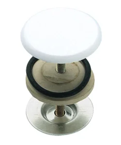 Copriforo per lavabo bianco diametro 50 mm Popolare