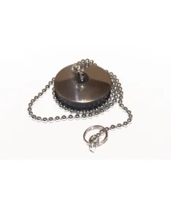 Ultimissimo Modello Tappo inox con catena e rosone ø 40 mm.