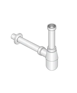 Di Tendenza Sifone a bottiglia 1 1/4" in abs cromato, per bagno