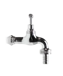 Affare Rubinetto per fontana da giardino kam "r1/cs" in ottone cromato, rosone non incluso