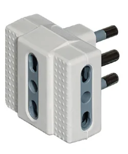 Adattatore tris 3 p.bip.16 a bianco - bticino. Occasione Imperdibile