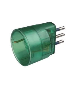 A Buon Prezzo Poly pool - adattatore spina 10 a e presa tedesca trasparente verde