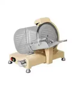 Affettatrice "ivory vintage" avorio, con lama temperata 250 mm - 140w Must-Have