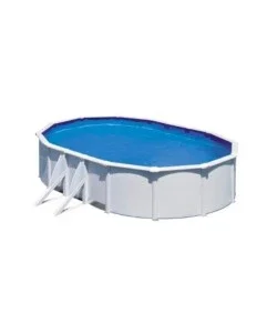 Ultime Pezzi Piscina fuori terra ovale gre "fidji" in acciaio bianco 500x300x120 - cod. kit500eco