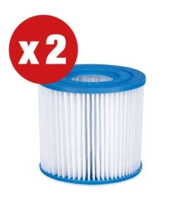 Affare Set 2 pezzi filtro a cartuccia per pompa piscina polygroup tipo ii da 2271 lt/h