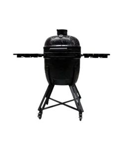 Barbecue a carbonella barbecook "kamal 2.0" in ceramica nero con griglia 46 cm Professionale