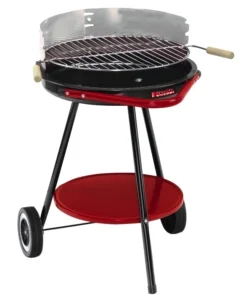 Barbecue a carbonella rotondo sandrigarden con ruote e grigliada 48 cm Offerta