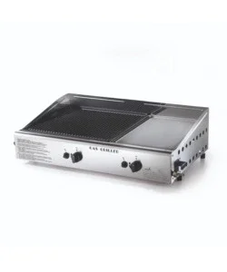 Barbecue a gas ompagrill con plancha doppia 2 bruciatori 70,5x44x21,5 cm Offerta